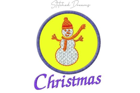 Christmas Applique Embroidery Design