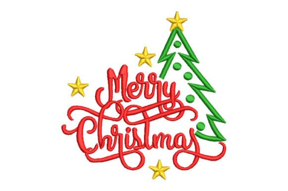 Christmas Lettering Merry Christmas