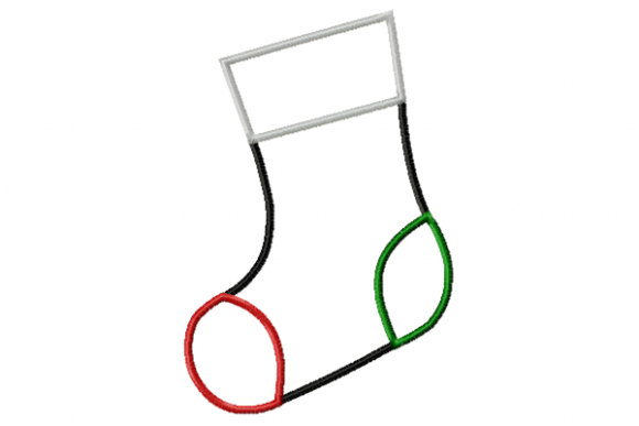 Christmas Stocking Applique