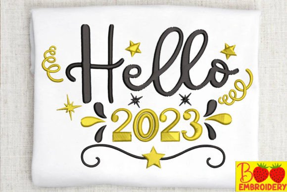 Hello 2023 Embroidery Design Reviewed for Business Use